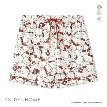 ハローキティ SNIDEL  パジャマ スナイデル ホーム×ハローキティのルームウェア、りんごボタン